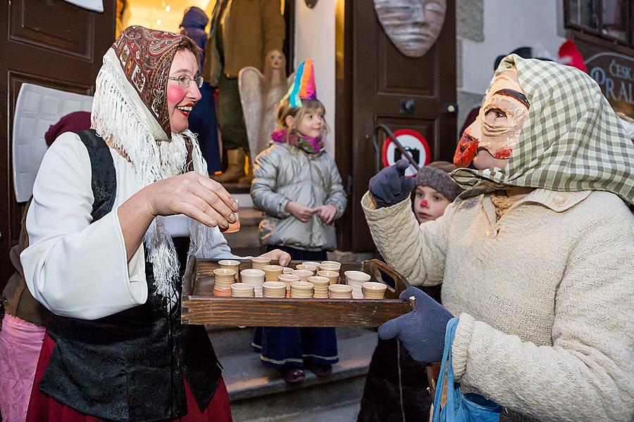 Carnival parade in Český Krumlov, 13th February 2018