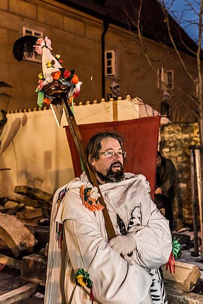 Carnival parade in Český Krumlov, 13th February 2018