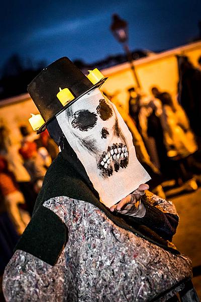 Carnival parade in Český Krumlov, 13th February 2018