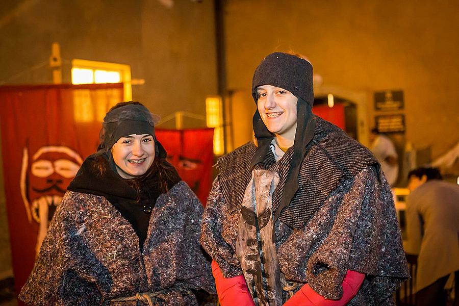 Carnival parade in Český Krumlov, 13th February 2018