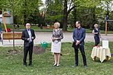 Planting of Olga Havlová Tree - Magical Krumlov 1.5.2018, photo by: Lubor Mrázek