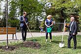 Planting of Olga Havlová Tree - Magical Krumlov 1.5.2018, photo by: Lubor Mrázek