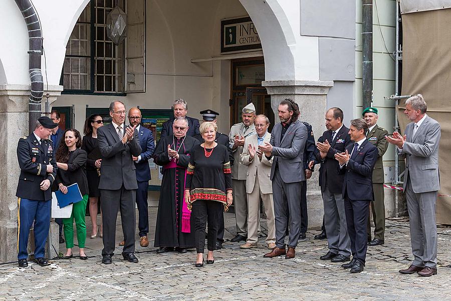 Ceremonial act on the occasion of the 73rd anniversary of the end of World War II - Honoring ceremony to memory of the participants of World War II