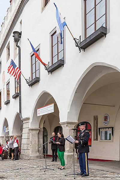 Ceremonial act on the occasion of the 73rd anniversary of the end of World War II - Honoring ceremony to memory of the participants of World War II