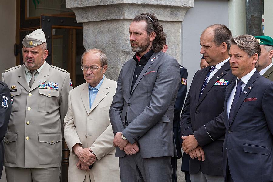 Ceremonial act on the occasion of the 73rd anniversary of the end of World War II - Honoring ceremony to memory of the participants of World War II