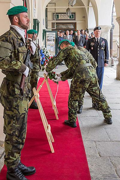 Ceremonial act on the occasion of the 73rd anniversary of the end of World War II - Honoring ceremony to memory of the participants of World War II