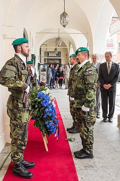 Ceremonial act on the occasion of the 73rd anniversary of the end of World War II - Honoring ceremony to memory of the participants of World War II