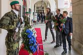 Ceremonial act on the occasion of the 73rd anniversary of the end of World War II - Honoring ceremony to memory of the participants of World War II, photo by: Lubor Mrázek