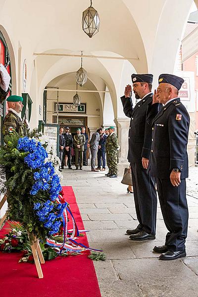 Ceremonial act on the occasion of the 73rd anniversary of the end of World War II - Honoring ceremony to memory of the participants of World War II