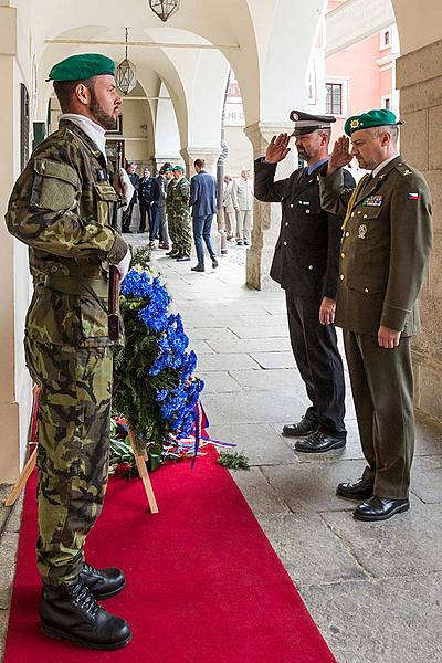 Ceremonial act on the occasion of the 73rd anniversary of the end of World War II - Honoring ceremony to memory of the participants of World War II