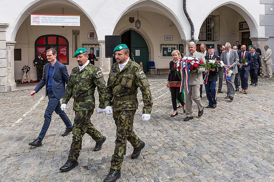 Ceremonial act on the occasion of the 73rd anniversary of the end of World War II - Honoring ceremony to memory of the participants of World War II