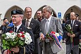 Ceremonial act on the occasion of the 73rd anniversary of the end of World War II - Honoring ceremony to memory of the participants of World War II, photo by: Lubor Mrázek