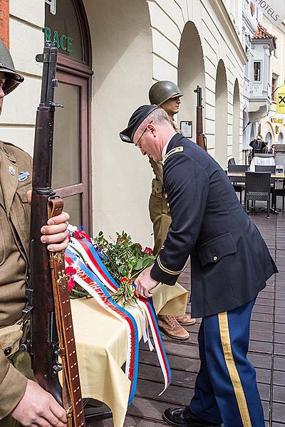 Ceremonial act on the occasion of the 73rd anniversary of the end of World War II - Honoring ceremony to memory of the participants of World War II