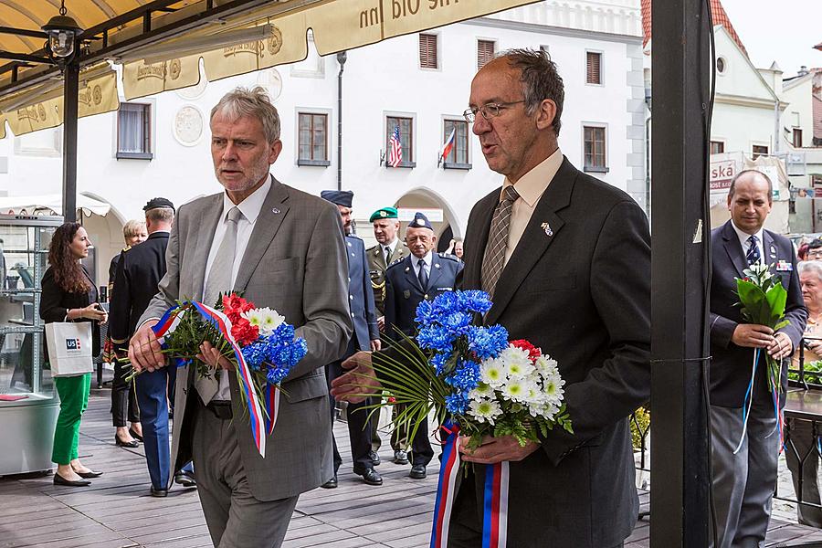 Ceremonial act on the occasion of the 73rd anniversary of the end of World War II - Honoring ceremony to memory of the participants of World War II