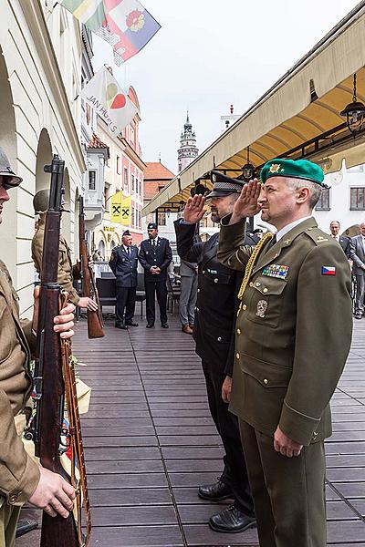 Ceremonial act on the occasion of the 73rd anniversary of the end of World War II - Honoring ceremony to memory of the participants of World War II