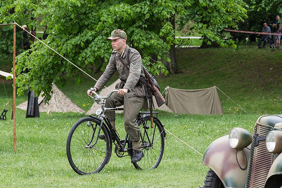 Festakt anlässlich des 73. Jahrestages des Endes des Zweiten Weltkriegs - Letzter Kampf, Český Krumlov 5.5.2018