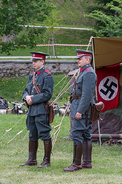 Festakt anlässlich des 73. Jahrestages des Endes des Zweiten Weltkriegs - Letzter Kampf, Český Krumlov 5.5.2018