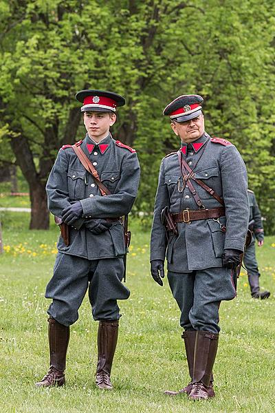 Festakt anlässlich des 73. Jahrestages des Endes des Zweiten Weltkriegs - Letzter Kampf, Český Krumlov 5.5.2018