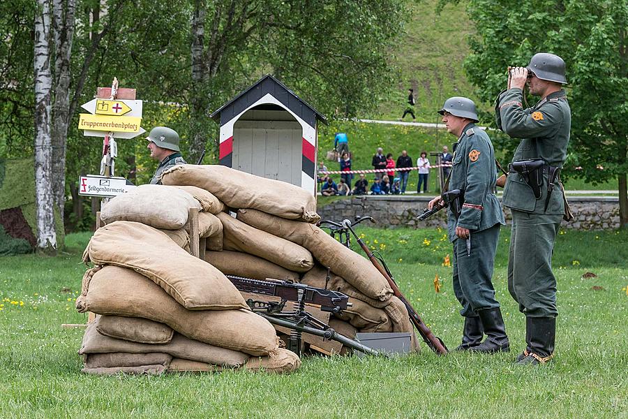 Festakt anlässlich des 73. Jahrestages des Endes des Zweiten Weltkriegs - Letzter Kampf, Český Krumlov 5.5.2018