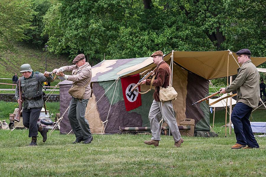 Ceremonial act on the occasion of the 73rd anniversary of the end of World War II - Last Battle, Český Krumlov 5.5.2018