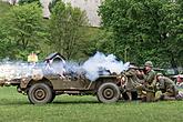 Ceremonial act on the occasion of the 73rd anniversary of the end of World War II - Last Battle, Český Krumlov 5.5.2018, photo by: Lubor Mrázek