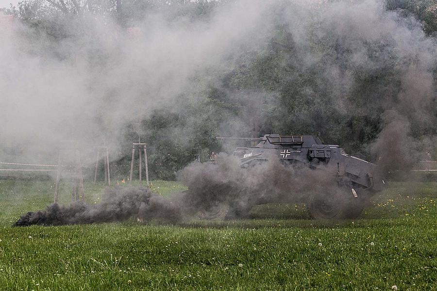 Festakt anlässlich des 73. Jahrestages des Endes des Zweiten Weltkriegs - Letzter Kampf, Český Krumlov 5.5.2018