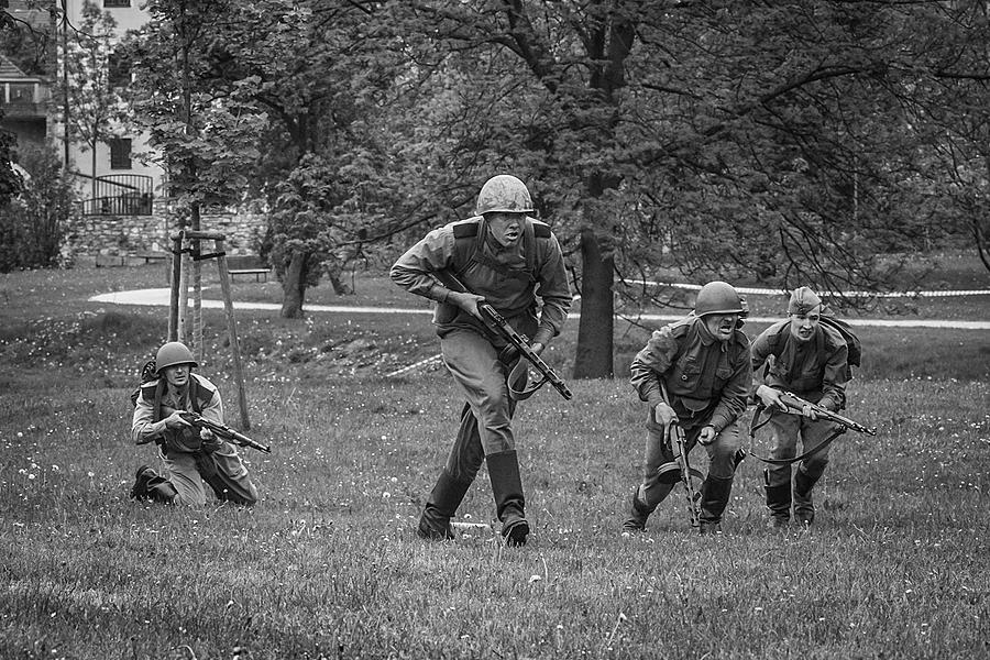 Ceremonial act on the occasion of the 73rd anniversary of the end of World War II - Last Battle, Český Krumlov 5.5.2018