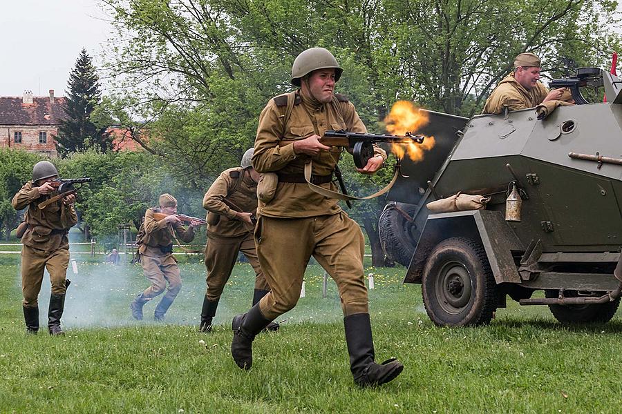 Ceremonial act on the occasion of the 73rd anniversary of the end of World War II - Last Battle, Český Krumlov 5.5.2018