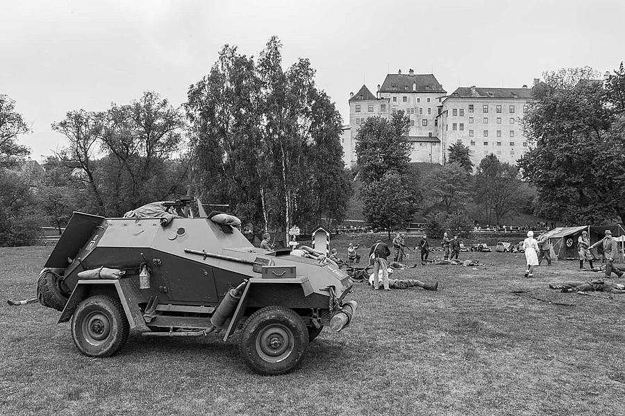 Festakt anlässlich des 73. Jahrestages des Endes des Zweiten Weltkriegs - Letzter Kampf, Český Krumlov 5.5.2018