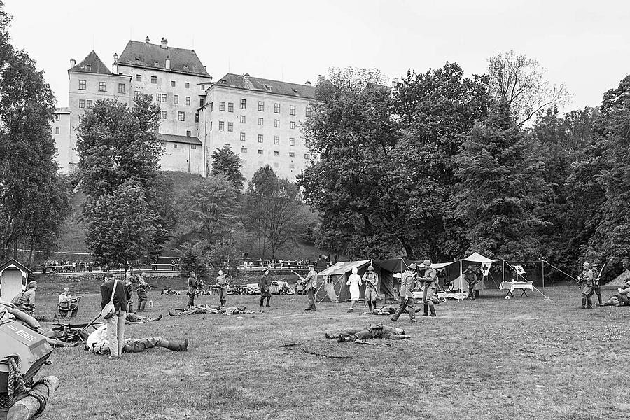 Festakt anlässlich des 73. Jahrestages des Endes des Zweiten Weltkriegs - Letzter Kampf, Český Krumlov 5.5.2018