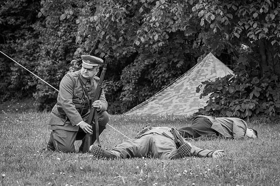 Ceremonial act on the occasion of the 73rd anniversary of the end of World War II - Last Battle, Český Krumlov 5.5.2018