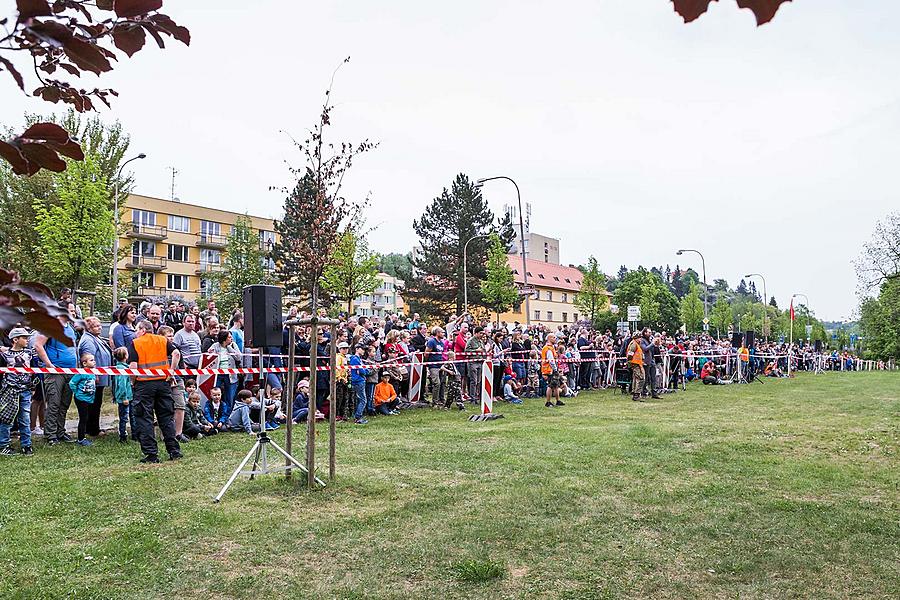 Festakt anlässlich des 73. Jahrestages des Endes des Zweiten Weltkriegs - Letzter Kampf, Český Krumlov 5.5.2018