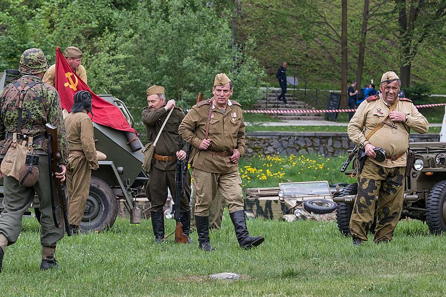 Ceremonial act on the occasion of the 73rd anniversary of the end of World War II - Last Battle, Český Krumlov 5.5.2018