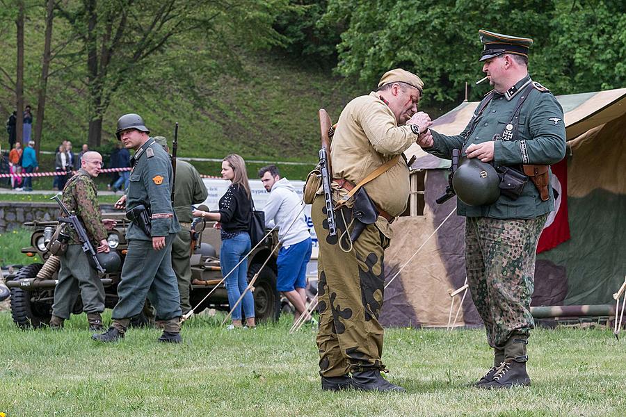 Ceremonial act on the occasion of the 73rd anniversary of the end of World War II - Last Battle, Český Krumlov 5.5.2018