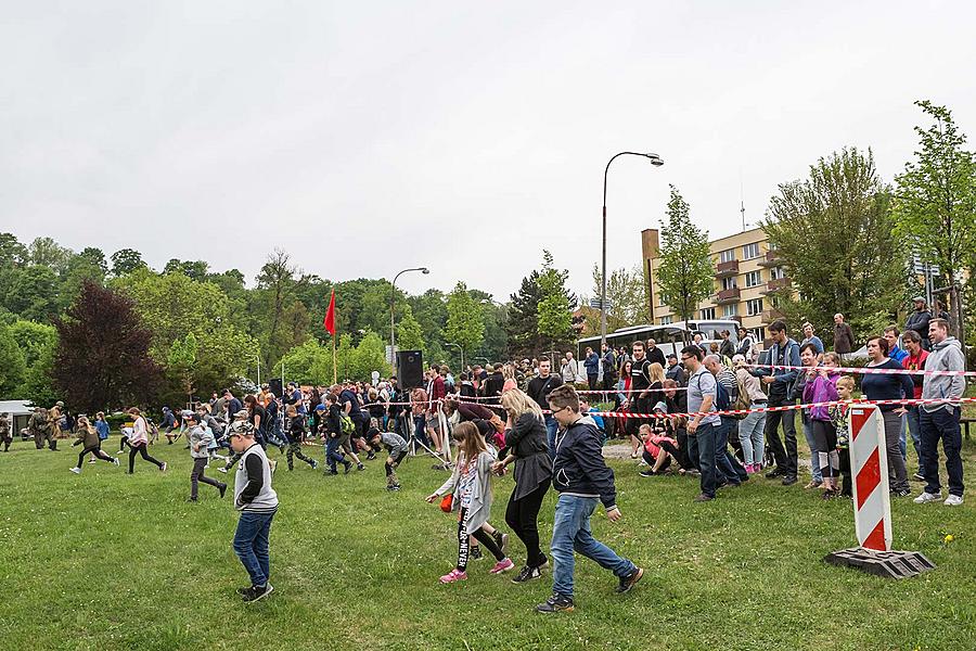 Festakt anlässlich des 73. Jahrestages des Endes des Zweiten Weltkriegs - Letzter Kampf, Český Krumlov 5.5.2018