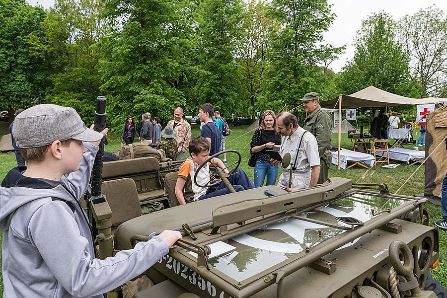 Festakt anlässlich des 73. Jahrestages des Endes des Zweiten Weltkriegs - Letzter Kampf, Český Krumlov 5.5.2018