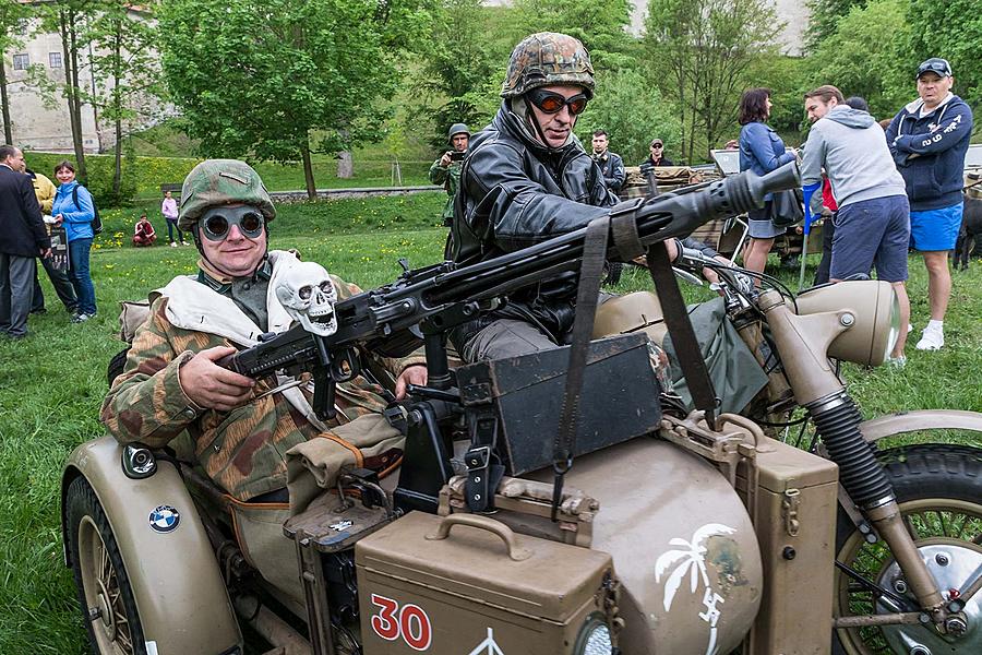 Ceremonial act on the occasion of the 73rd anniversary of the end of World War II - Last Battle, Český Krumlov 5.5.2018