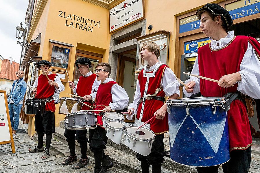 Slavnosti pětilisté růže ®, Český Krumlov, pátek 22. 6. 2018