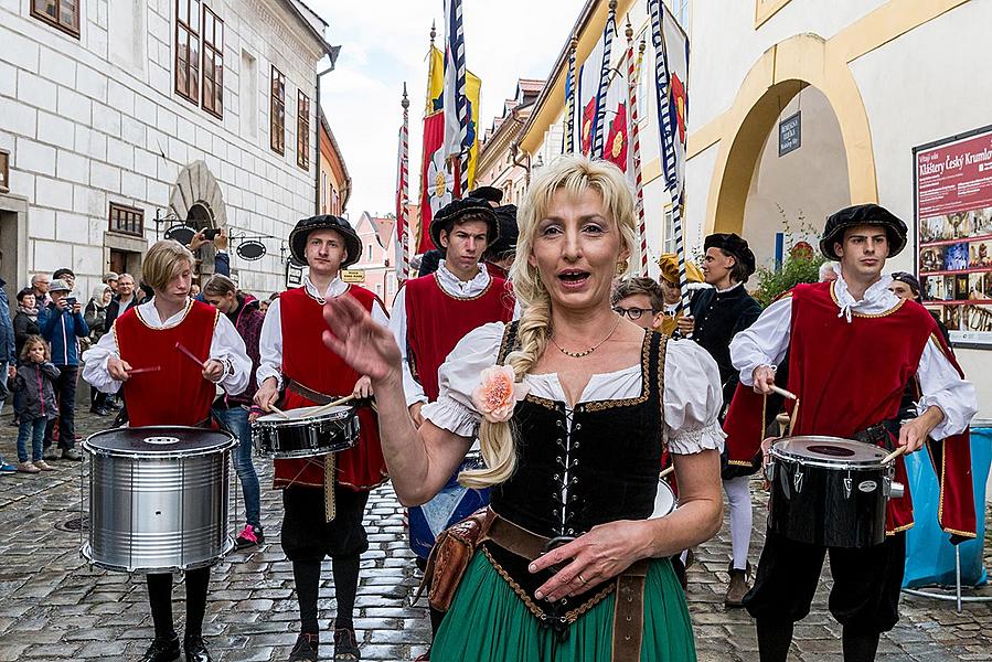 Fest der fünfblättrigen Rose ®, Český Krumlov, Freitag 22. 6. 2018