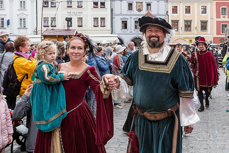 Fest der fünfblättrigen Rose ®, Český Krumlov, Freitag 22. 6. 2018