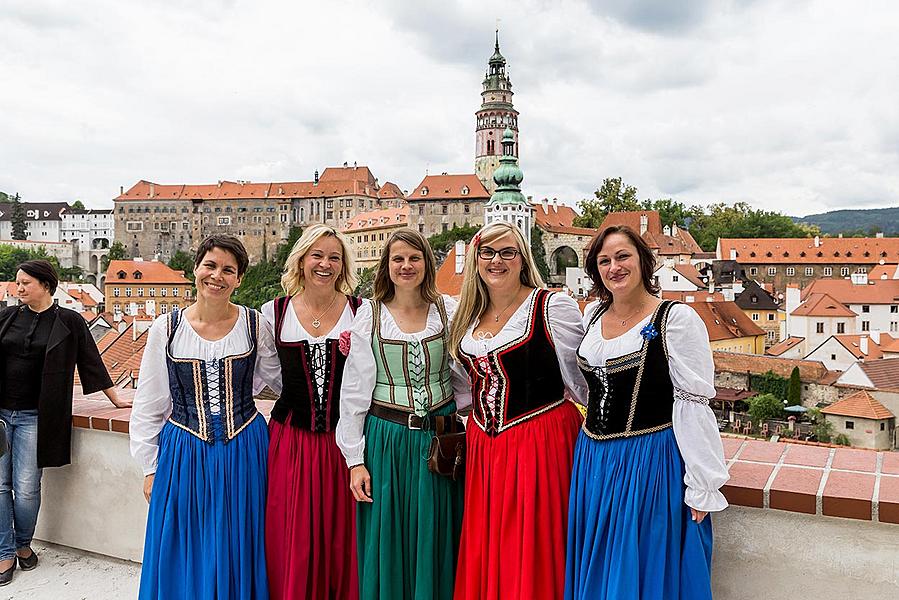 Fest der fünfblättrigen Rose ®, Český Krumlov, Samstag 23. 6. 2018