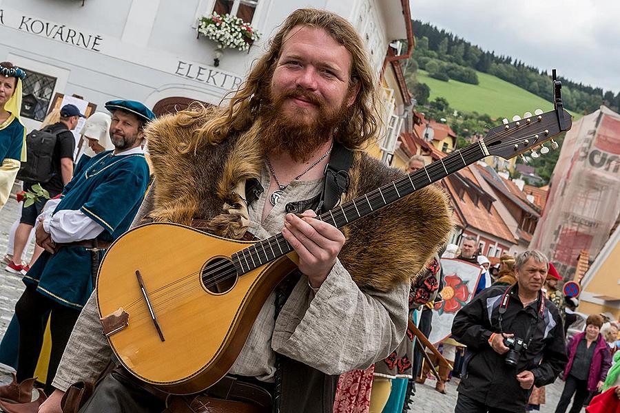 Fest der fünfblättrigen Rose ®, Český Krumlov, Samstag 23. 6. 2018