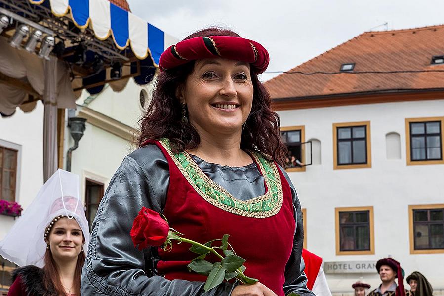 Slavnosti pětilisté růže ®, Český Krumlov, sobota 23. 6. 2018