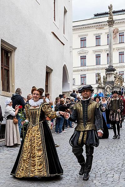 Fest der fünfblättrigen Rose ®, Český Krumlov, Samstag 23. 6. 2018