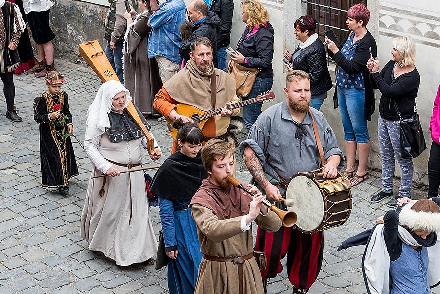 Slavnosti pětilisté růže ®, Český Krumlov, sobota 23. 6. 2018