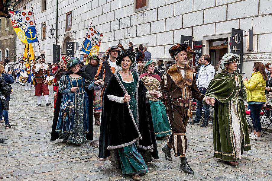 Slavnosti pětilisté růže ®, Český Krumlov, sobota 23. 6. 2018