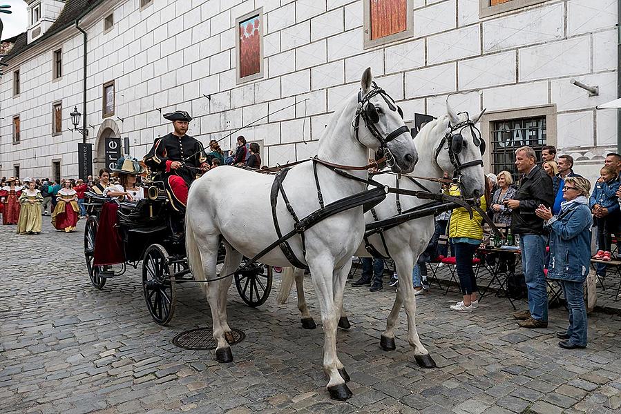 Fest der fünfblättrigen Rose ®, Český Krumlov, Samstag 23. 6. 2018