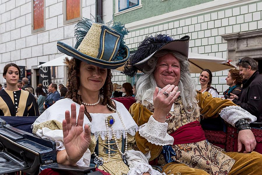 Slavnosti pětilisté růže ®, Český Krumlov, sobota 23. 6. 2018