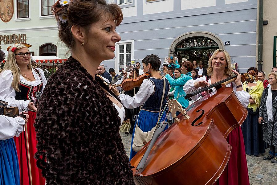 Fest der fünfblättrigen Rose ®, Český Krumlov, Samstag 23. 6. 2018