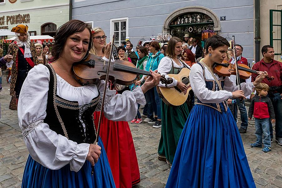 Slavnosti pětilisté růže ®, Český Krumlov, sobota 23. 6. 2018